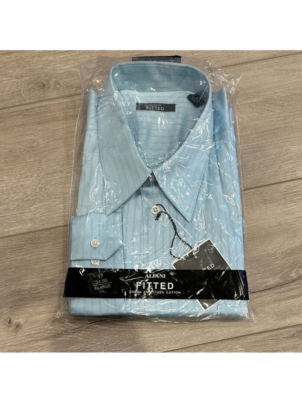 Alfani Men's Light Blue Dress Shirt
